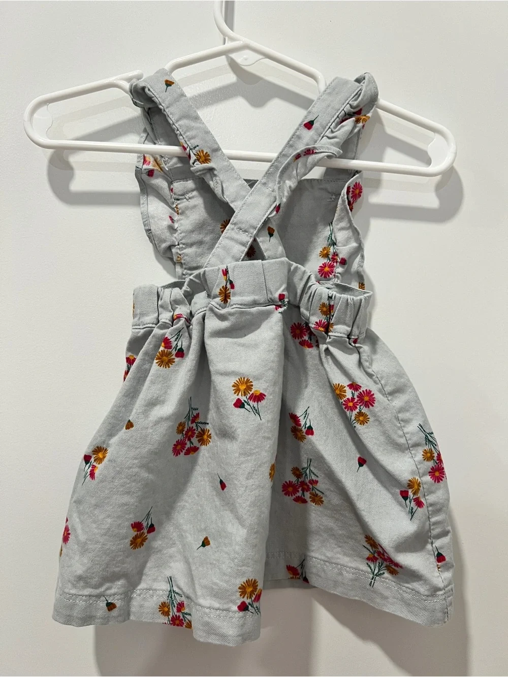 Carter’s 6M Floral Ruffle Strap Dress | Baby Girl Spring & Summer Outfit